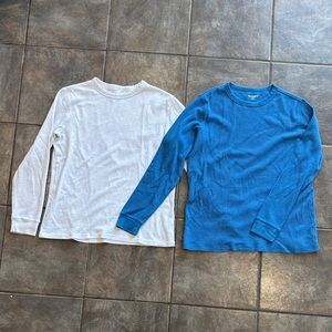 TWO Long-Sleeve Thermal Shirts